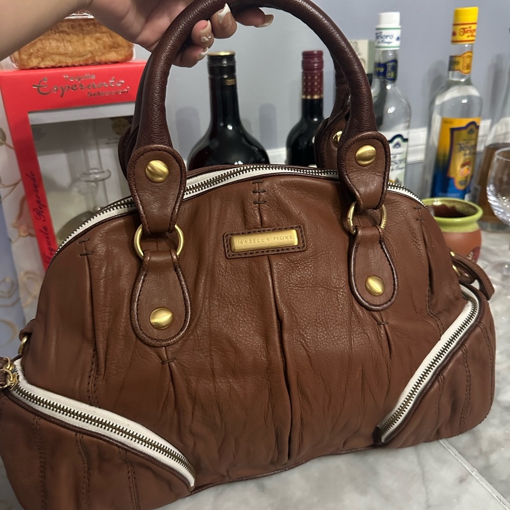 Isabella fioreRebecca Minkoff Brown Leather Satchel